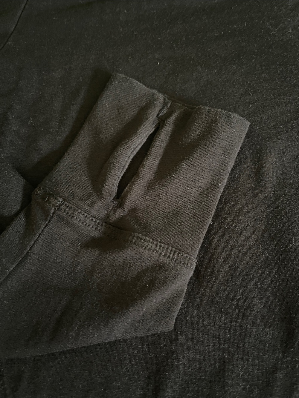 FLX Men’s Black Long-Sleeve Crew Tee - Picture 4 of 9